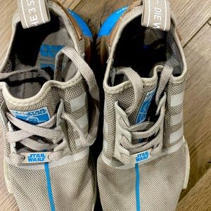 adidas Womens NMD_R1 X Star Wars Lace Up Sneakers Shoes Casual - Beige size 7